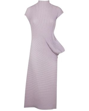 Issey Miyake Stream Dress - Purple