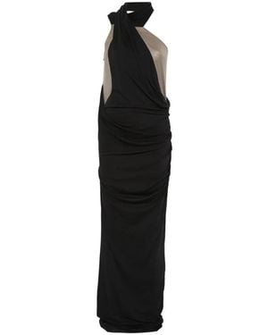Entire studios Draped Maxi Dress - Black