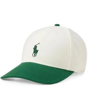 Polo Ralph Lauren Logo-Embroidered Twill Cap - Green
