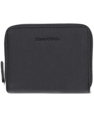 Marc O' Polo Logo-Embossed Zip-Around Wallet - Grey