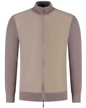 Doriani Sudadera A Paneles Con Cremallera - Gris