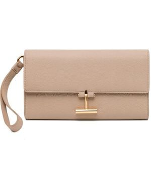 Tom Ford Logo Wallet - Natural