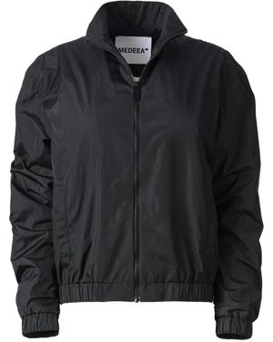 MEDEA Zip-Up Lightweight Jacket - Black