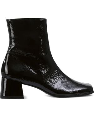 Högl Lou Block-Heel Patent Ankle Boots - Black