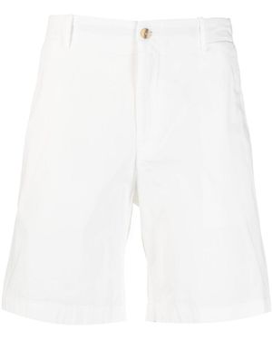 Boglioli Mid-Rise Cotton Bermuda Shorts - White