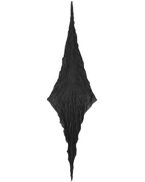 Ami Paris Twisted Crumpled Scarf - Black