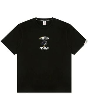 Aape By A Bathing Ape Printed T-Shirt - Black