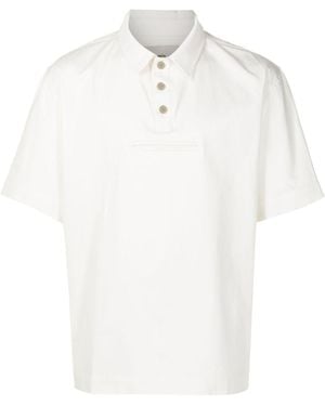 MISCI Welt-Pocket Cotton Polo Shirt - White