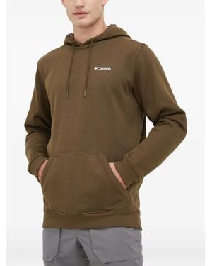 Columbia Logo Hoodie - Brown