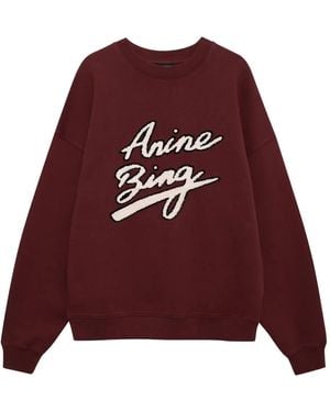 Anine Bing Miles Sweatshirt - Red