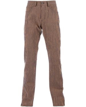 Carven Checked Trouser - Brown