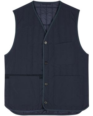 Paul Smith Quilted Gilet - Blue