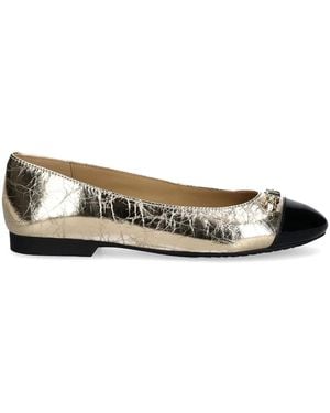MICHAEL Michael Kors Rebecca Ballerinas - Mettallic