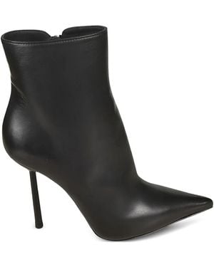Le Silla 120Mm Pointed-Toe Stiletto Ankle Boots - Black