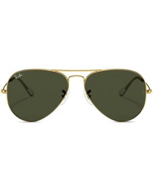 Ray-Ban Aviator-Frame Sunglasses - Green