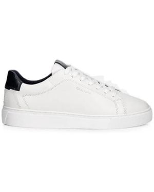 GANT Logo-Print Panelled Trainers - White