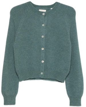 Doen Petra Raglan-Sleeve Cardigan - Green