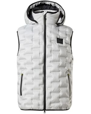 North Sails Hooded Padded Gilet - Grey