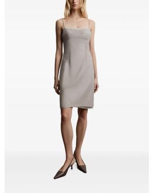 12 STOREEZ Lace-Trim Mini Dress - Natural