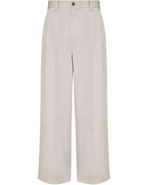 Maison Margiela Cotton Trousers - White