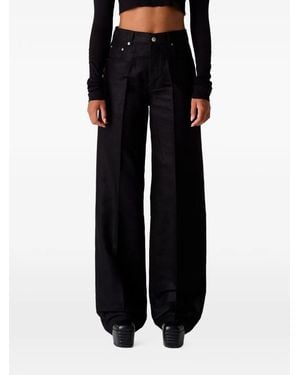 Rick Owens Geth Wide-Leg Jeans - Black