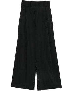 Semicouture Elasticated-Waistband Trousers - Black