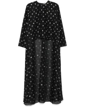 Racil Floral-Print Dress - Black