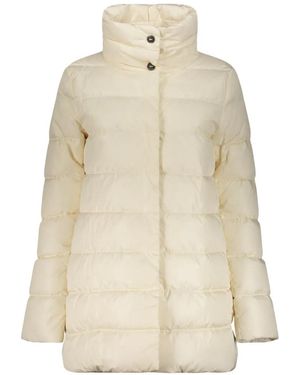 Herno Padded High-Neck Coat - Natural