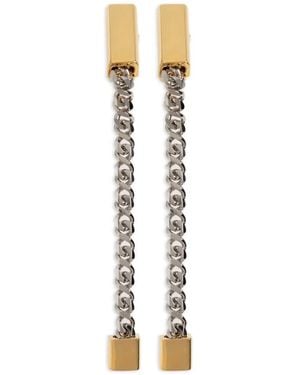 DSquared² Long Earrings - White