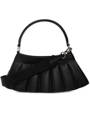 Lacoste Lenglen H Tote Bag Aus Schafsleder - Schwarz