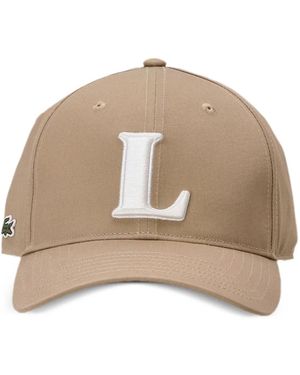Lacoste 3D-Embroidered Cotton Baseball Cap - Natural