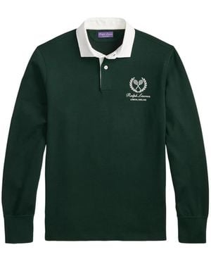 Ralph Lauren Long-Sleeve Rugby Polo Shirt - Green