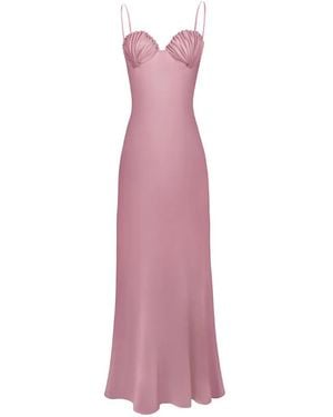 Stolen Stores Robe-Nuisette Longue Shell - Pink