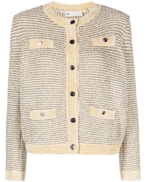 Tory Burch Gestreept Vest - Naturel