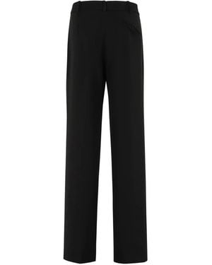 FEDERICA TOSI Pleated-Pocket Trousers - Black