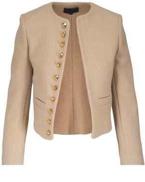 Nili Lotan Tweed Jacket - Natural