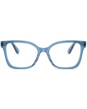 Swarovski Gafas Con Montura Cuadrada - Azul
