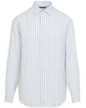 Ralph Lauren Vertical-Stripe Shirt - White