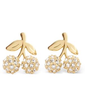 COACH Embellished Cherry Stud Earrings - Metallic