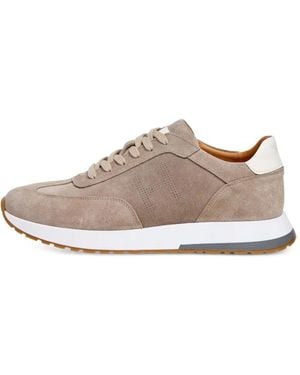 Hackett Rapid Chad Perforated-Logo Trainers - White