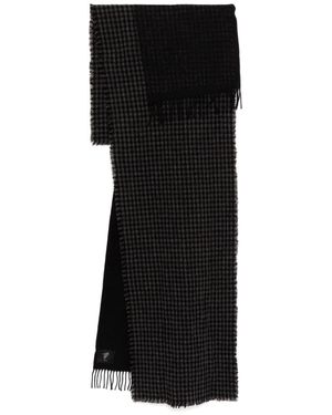 Yohji Yamamoto Panelled Scarf - Black