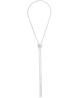LAG World Spine Tie Necklace - White