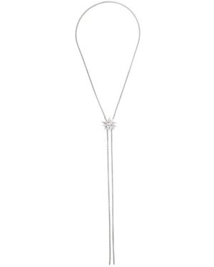 LAG World Spine Tie Necklace - White