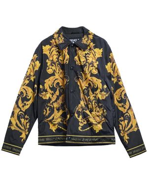 Versace Jeans Couture Giacca Con Stampa Barocca - Verde
