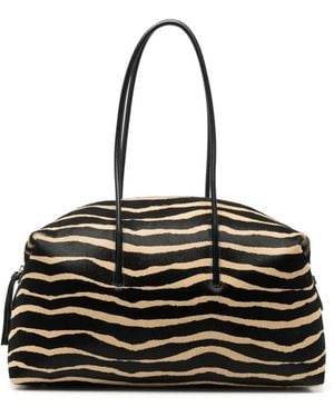 DeMellier Sac Porté Épaule Stockholm À Imprimé Zébré - Black