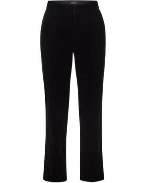 Fabiana Filippi Velvet Cotton Trousers - Black