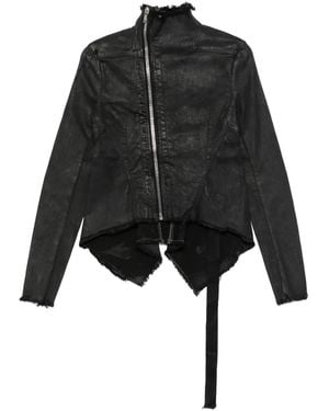 Rick Owens Asymmetrical Zip Jacket - Black