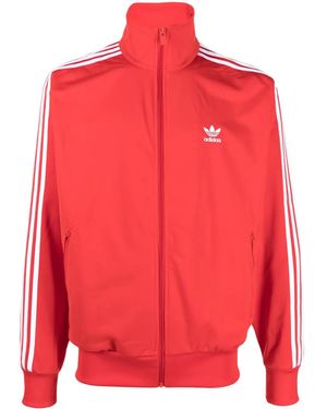 adidas Firebird Trefoil-Logo Jacket - Red
