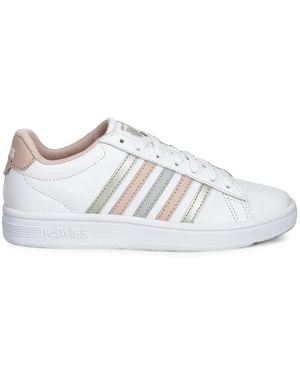 K-swiss Court Tiebreak Ii Side-Stripe Trainers - White