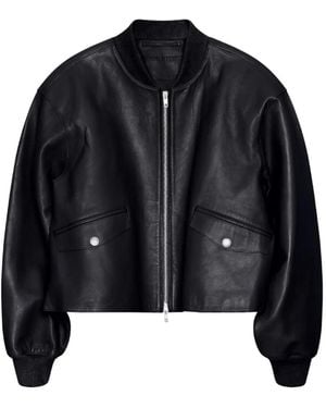 Stand Studio Zip Pockets Jacket - Black